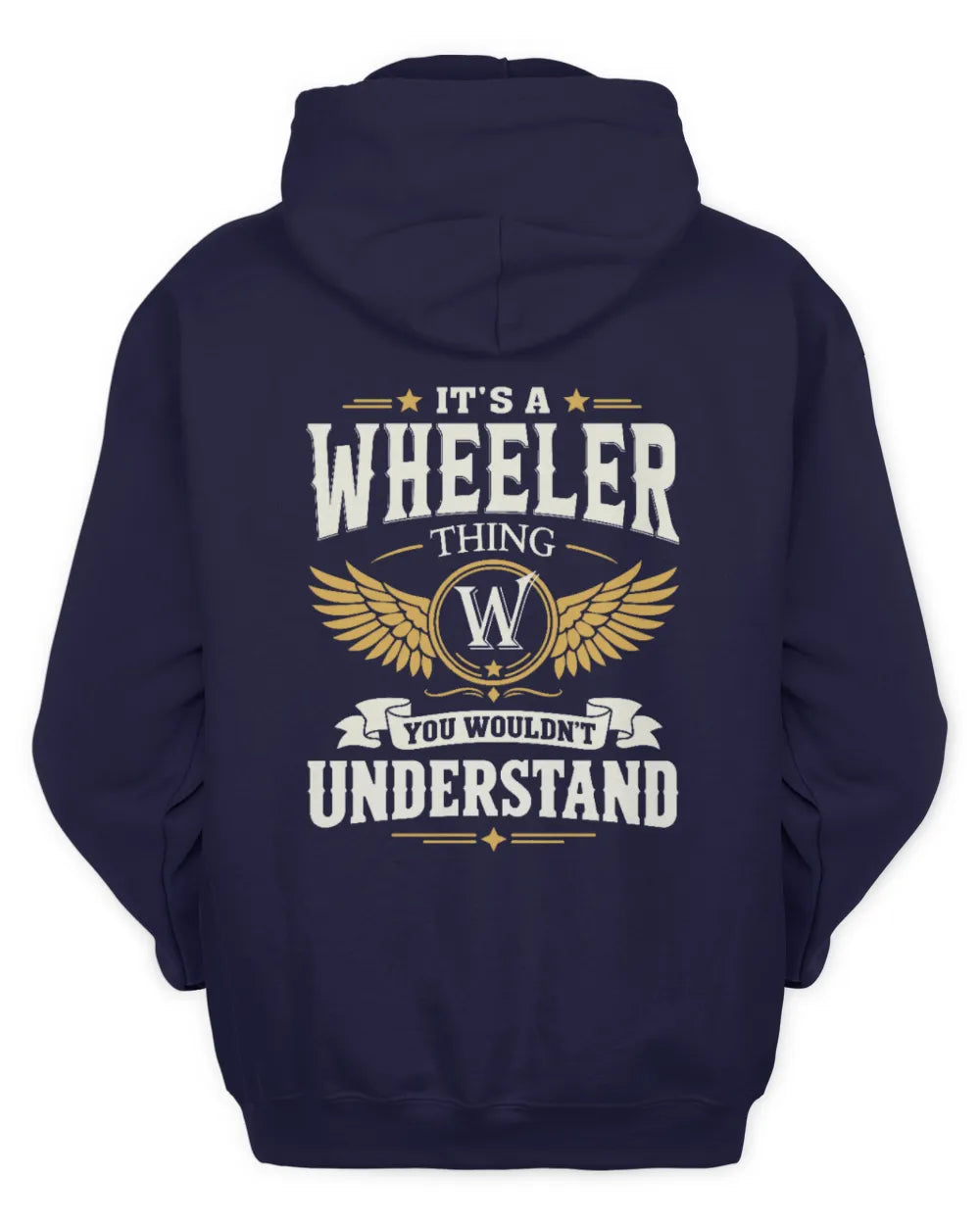WHEELER KT06-M008 It’s a [NAME] Thing – You Wouldn’t Understand | Personalized Vintage T-Shirt - Unisex Hoodie - Navy