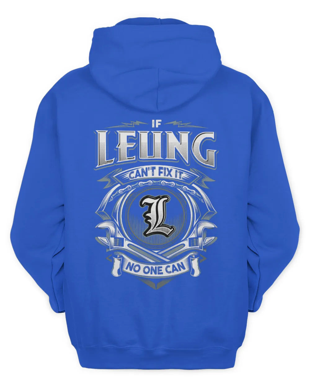 LEUNG AP81-K4-626 - Personalized Ahmed Quote Apparel “If Ahmed Can't Fix It, No One Can” - Unisex Hoodie - Royal