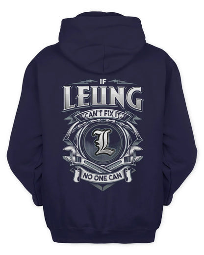 LEUNG AP81-K4-626 - Personalized Ahmed Quote Apparel “If Ahmed Can't Fix It, No One Can” - Unisex Hoodie - Navy