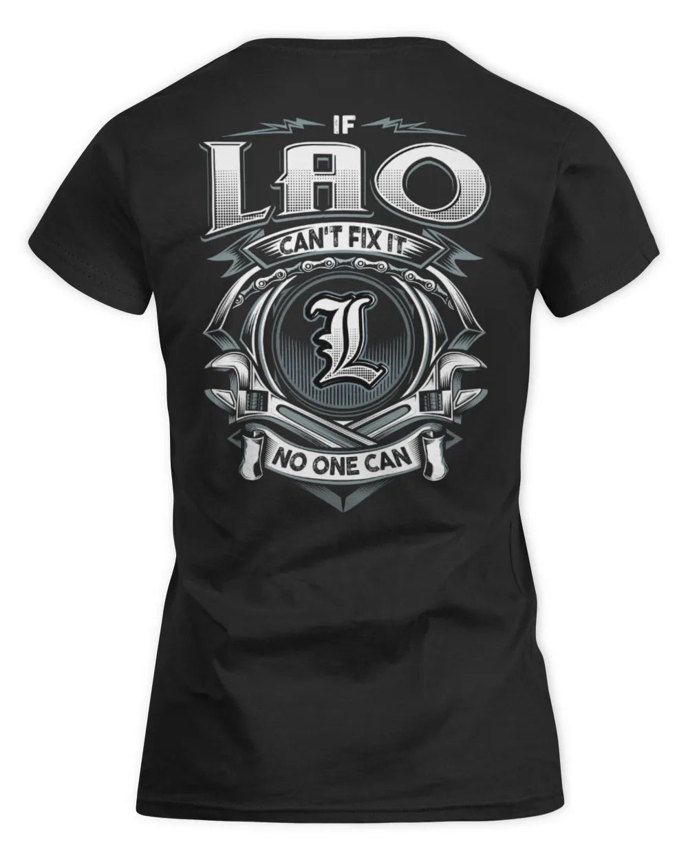 LAO AP81-K4-626 - Personalized Ahmed Quote Apparel “If Ahmed Can't Fix It, No One Can” - Women's Standard T-Shirt - Black