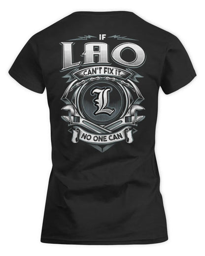 LAO AP81-K4-626 - Personalized Ahmed Quote Apparel “If Ahmed Can't Fix It, No One Can” - Women's Standard T-Shirt - Black