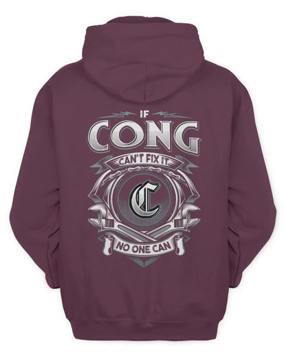 CONG AP81-K4-626 - Personalized Ahmed Quote Apparel “If Ahmed Can't Fix It, No One Can” - Unisex Hoodie - Maroon