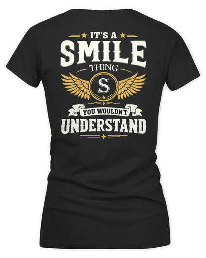 SMILE KT06-M008 It’s a [NAME] Thing – You Wouldn’t Understand | Personalized Vintage T-Shirt - Women's V-Neck T-Shirt - Black