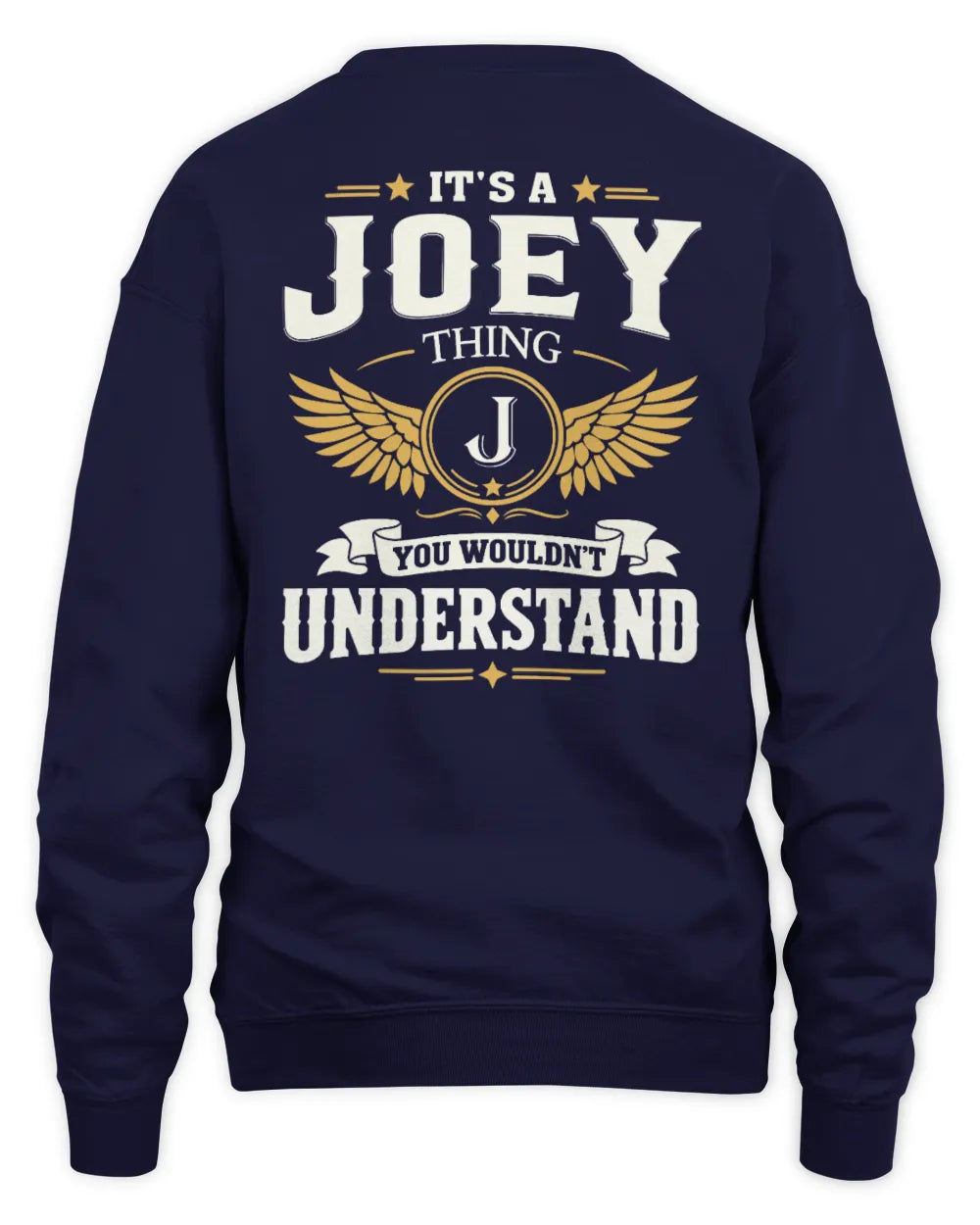 JOEY KT06-M008 It’s a [NAME] Thing – You Wouldn’t Understand | Personalized Vintage T-Shirt - Unisex Sweatshirt - Navy