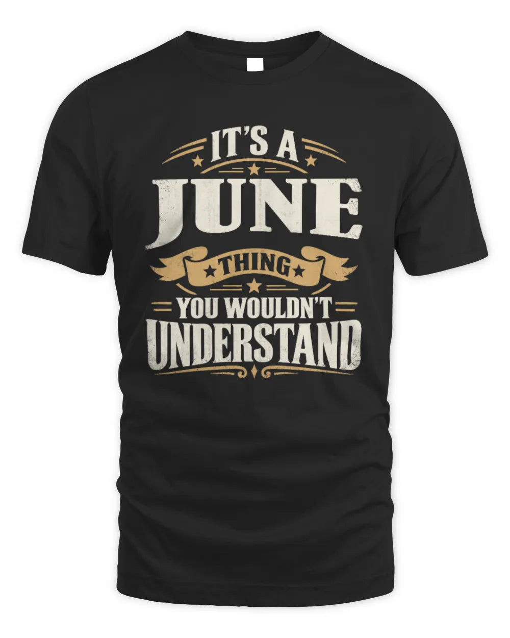 JUNE P08 TH51 - Personalized “It’s a/an [NAME] Thing – You Wouldn’t Understand” Shirt - Unisex Standard T-Shirt - Black
