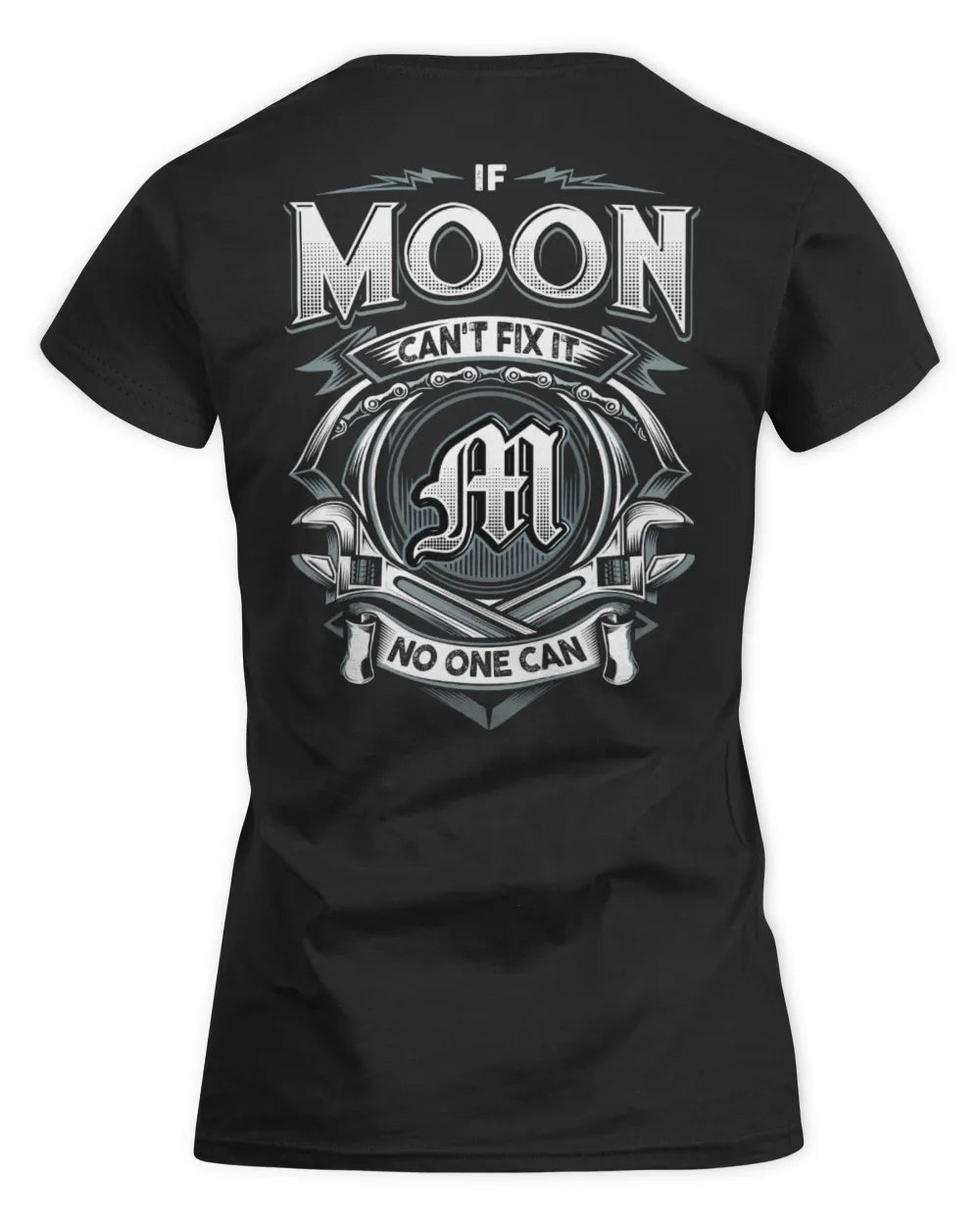 MOON AP81-K4-626 - Personalized Ahmed Quote Apparel “If Ahmed Can't Fix It, No One Can” - Women's Standard T-Shirt - Black