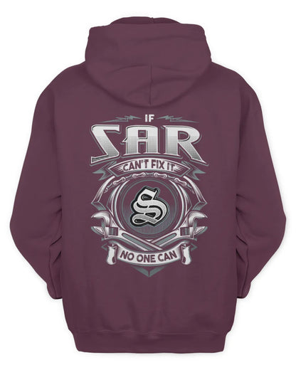 SAR AP81-K4-626 - Personalized Ahmed Quote Apparel “If Ahmed Can't Fix It, No One Can” - Unisex Hoodie - Maroon