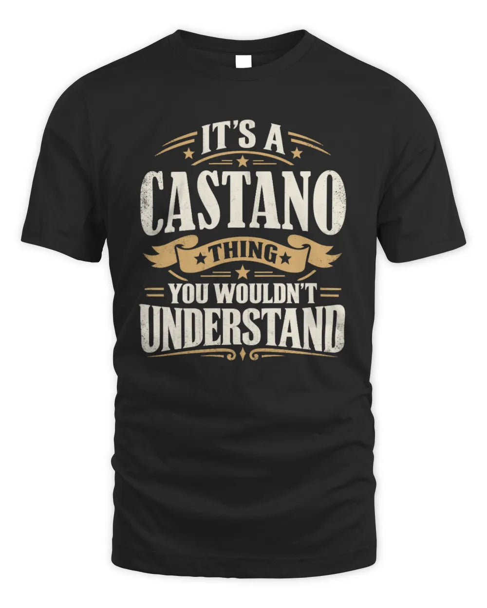 CASTANO P08 TH51 - Personalized “It’s a/an [NAME] Thing – You Wouldn’t Understand” Shirt - Unisex Standard T-Shirt - Black