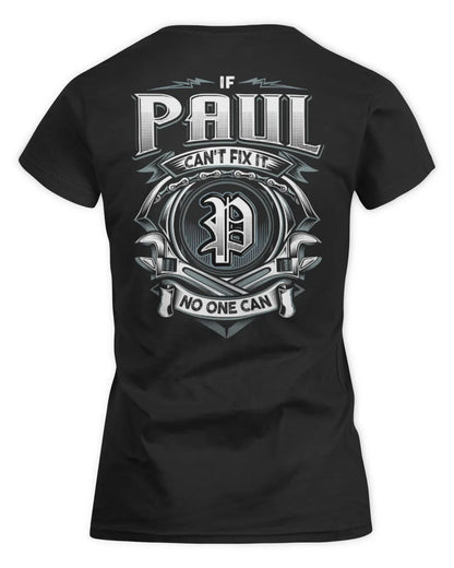 PAUL AP81-K4-626 - Personalized Ahmed Quote Apparel “If Ahmed Can't Fix It, No One Can” - Women's Standard T-Shirt - Black