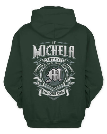 MICHELA AP81-K4-626 - Personalized Ahmed Quote Apparel “If Ahmed Can't Fix It, No One Can” - Unisex Hoodie - Forest Green