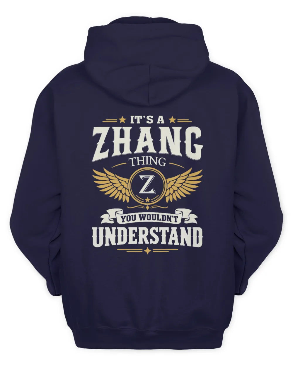 ZHANG KT06-M008 It’s a [NAME] Thing – You Wouldn’t Understand | Personalized Vintage T-Shirt - Unisex Hoodie - Navy