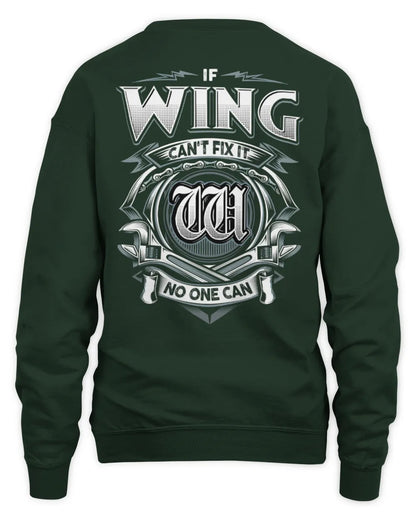 WING AP81-K4-626 - Personalized Ahmed Quote Apparel “If Ahmed Can't Fix It, No One Can” - Unisex Sweatshirt - Forest Green