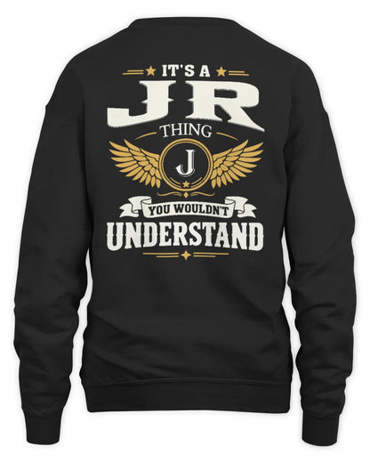 JR KT06-M008 It’s a [NAME] Thing – You Wouldn’t Understand | Personalized Vintage T-Shirt - Unisex Sweatshirt - Black