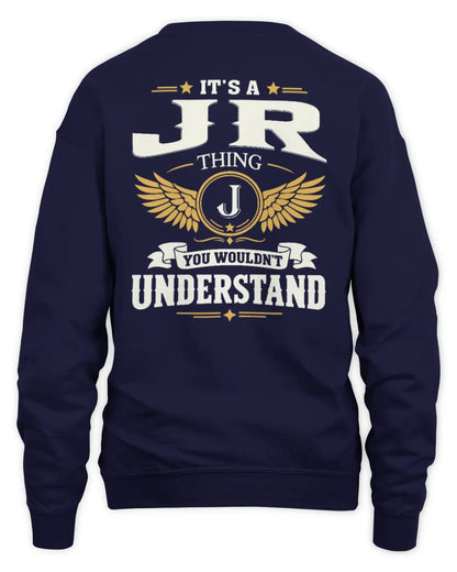 JR KT06-M008 It’s a [NAME] Thing – You Wouldn’t Understand | Personalized Vintage T-Shirt - Unisex Sweatshirt - Navy