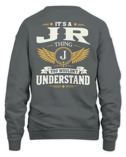 JR KT06-M008 It’s a [NAME] Thing – You Wouldn’t Understand | Personalized Vintage T-Shirt - Unisex Sweatshirt - Charcoal