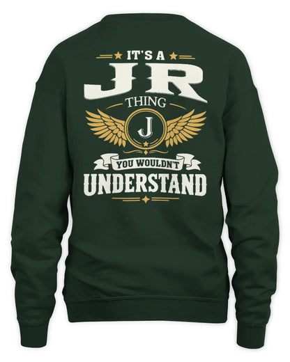 JR KT06-M008 It’s a [NAME] Thing – You Wouldn’t Understand | Personalized Vintage T-Shirt - Unisex Sweatshirt - Forest Green