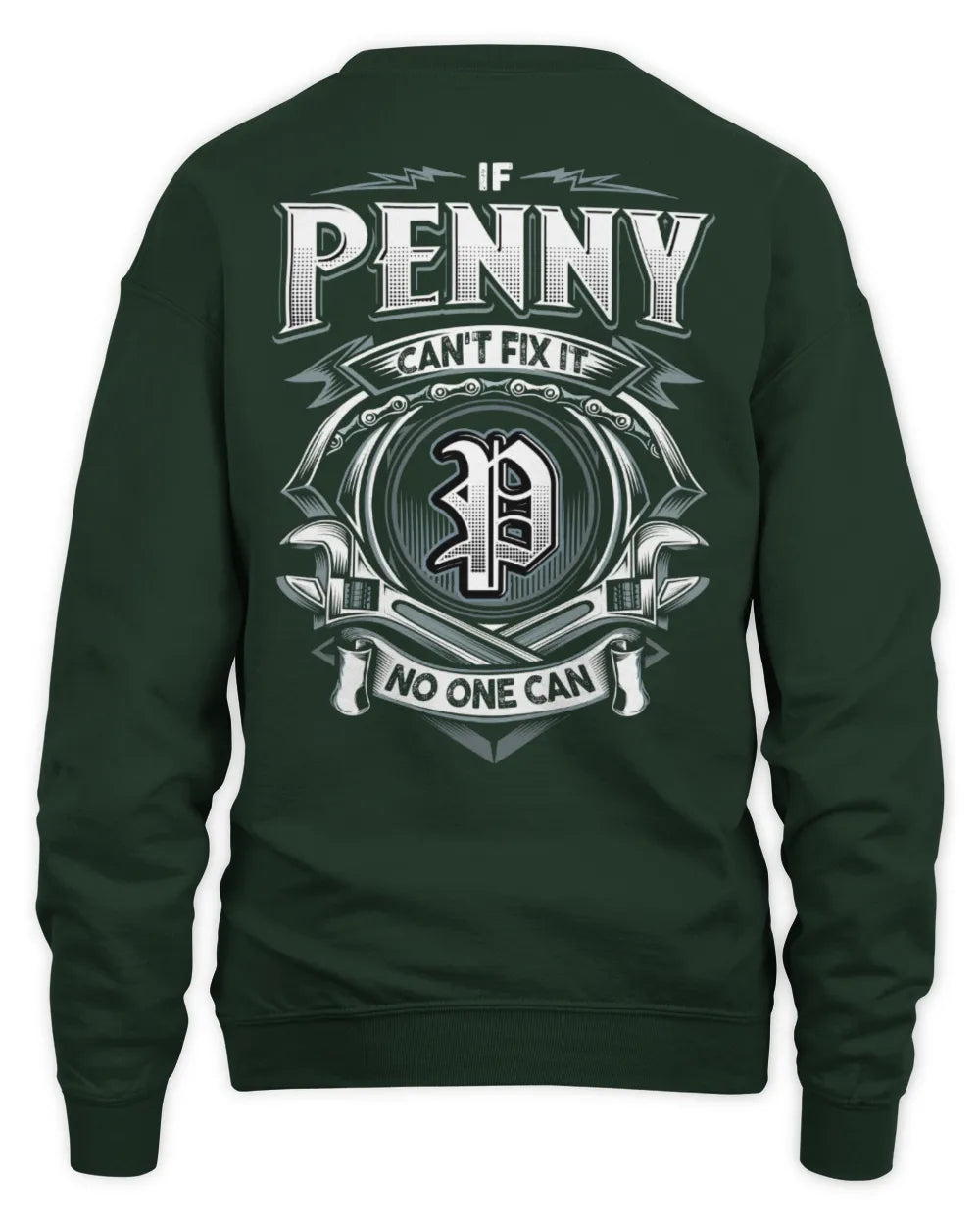 PENNY AP81-K4-626 - Personalized Ahmed Quote Apparel “If Ahmed Can't Fix It, No One Can” - Unisex Sweatshirt - Forest Green