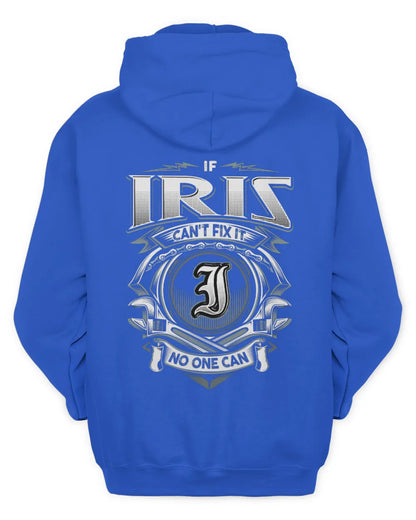 IRIS AP81-K4-626 - Personalized Ahmed Quote Apparel “If Ahmed Can't Fix It, No One Can” - Unisex Hoodie - Royal