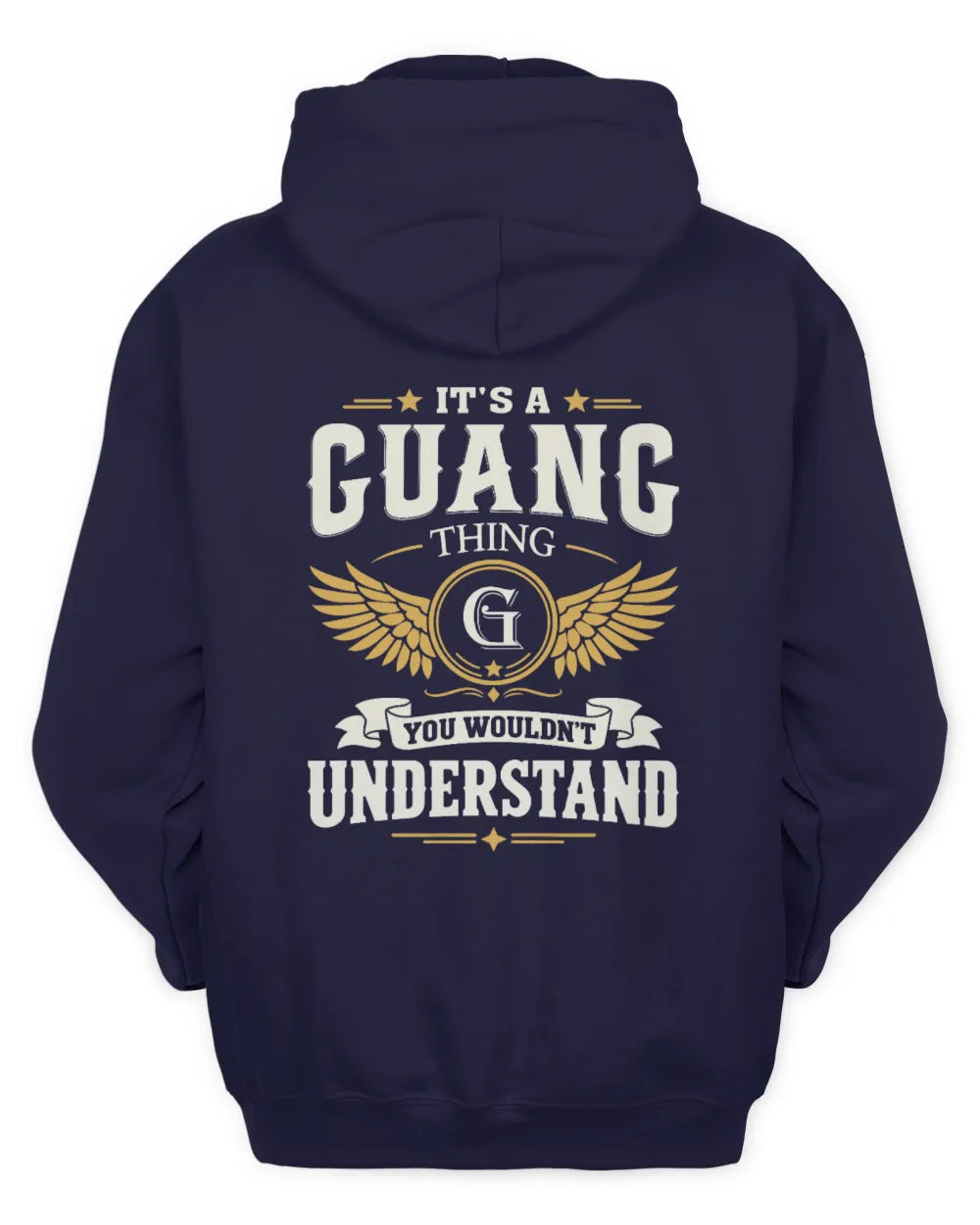 GUANG KT06-M008 It’s a [NAME] Thing – You Wouldn’t Understand | Personalized Vintage T-Shirt - Unisex Hoodie - Navy