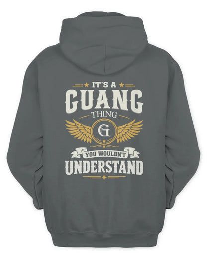 GUANG KT06-M008 It’s a [NAME] Thing – You Wouldn’t Understand | Personalized Vintage T-Shirt - Unisex Hoodie - Charcoal