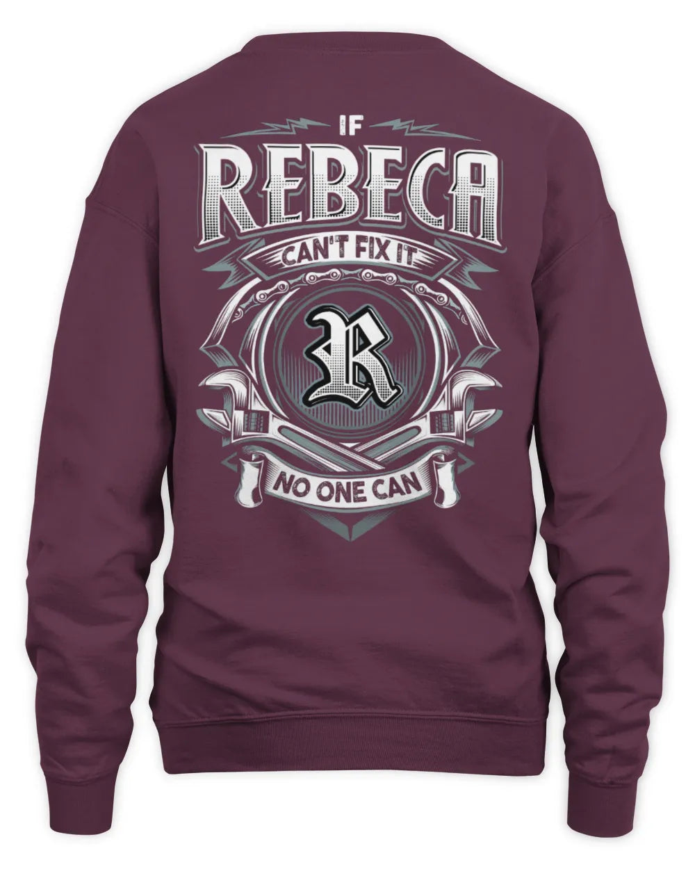 REBECA AP81-K4-626 - Personalized Ahmed Quote Apparel “If Ahmed Can't Fix It, No One Can” - Unisex Sweatshirt - Maroon