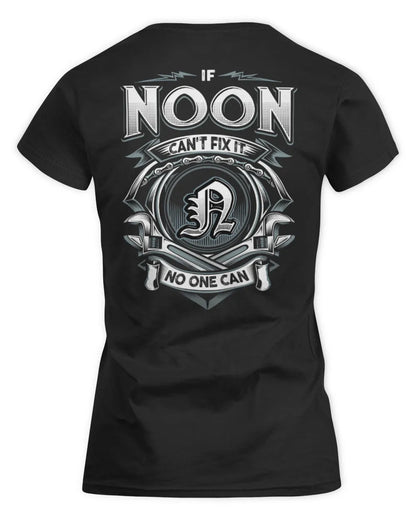 NOON AP81-K4-626 - Personalized Ahmed Quote Apparel “If Ahmed Can't Fix It, No One Can” - Women's Standard T-Shirt - Black