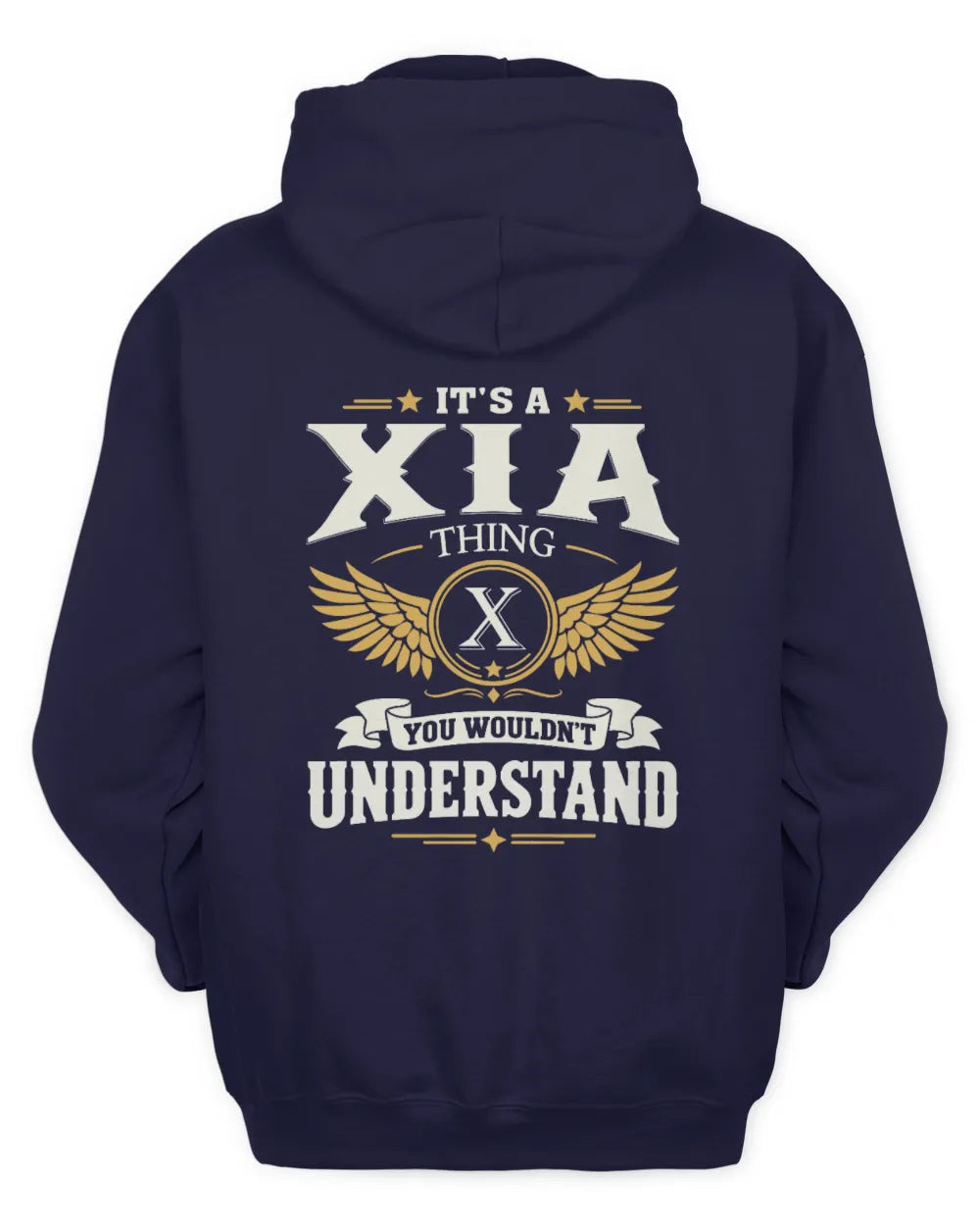 XIA KT06-M008 It’s a [NAME] Thing – You Wouldn’t Understand | Personalized Vintage T-Shirt - Unisex Hoodie - Navy