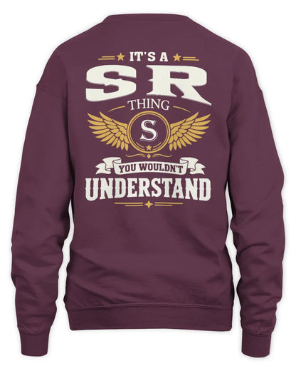 SR KT06-M008 It’s a [NAME] Thing – You Wouldn’t Understand | Personalized Vintage T-Shirt - Unisex Sweatshirt - Maroon