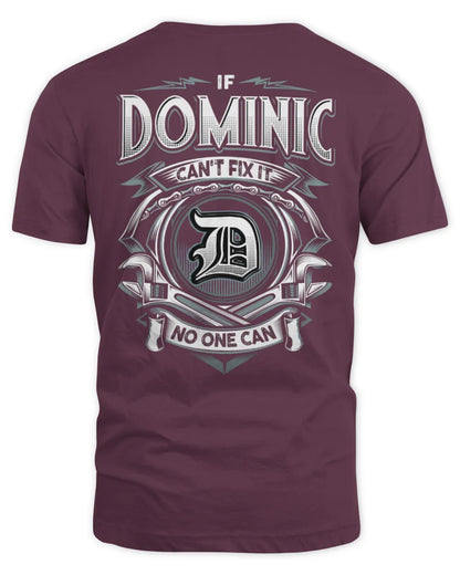 DOMINIC AP81-K4-626 - Personalized Ahmed Quote Apparel “If Ahmed Can't Fix It, No One Can” - Unisex Standard T-Shirt - Maroon
