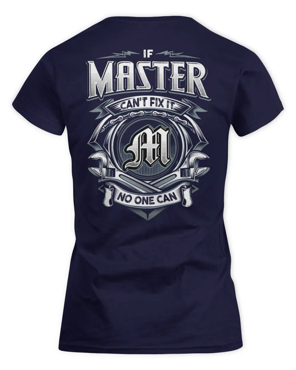 MASTER AP81-K4-626 - Personalized Ahmed Quote Apparel “If Ahmed Can't Fix It, No One Can” - Women's Standard T-Shirt - Navy