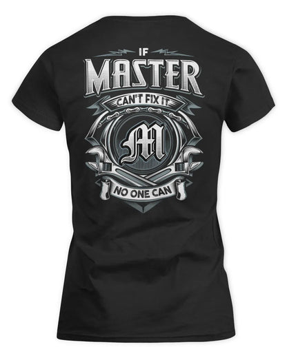 MASTER AP81-K4-626 - Personalized Ahmed Quote Apparel “If Ahmed Can't Fix It, No One Can” - Women's Standard T-Shirt - Black