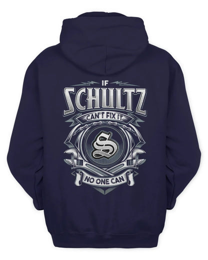 SCHULTZ AP81-K4-626 - Personalized Ahmed Quote Apparel “If Ahmed Can't Fix It, No One Can” - Unisex Hoodie - Navy