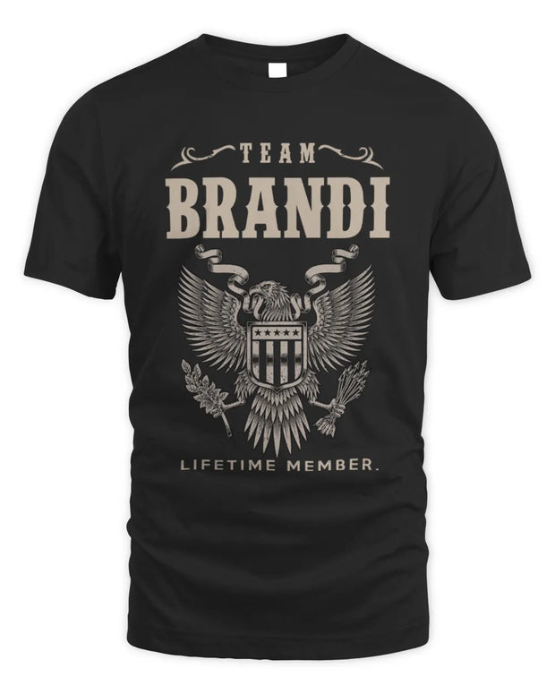 BRANDI TP06-K82 – Personalized Classic Style Apparel “Team NAME Lifetime Member”