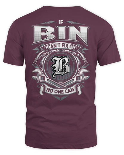 BIN AP81-K4-626 - Personalized Ahmed Quote Apparel “If Ahmed Can't Fix It, No One Can” - Unisex Standard T-Shirt - Maroon