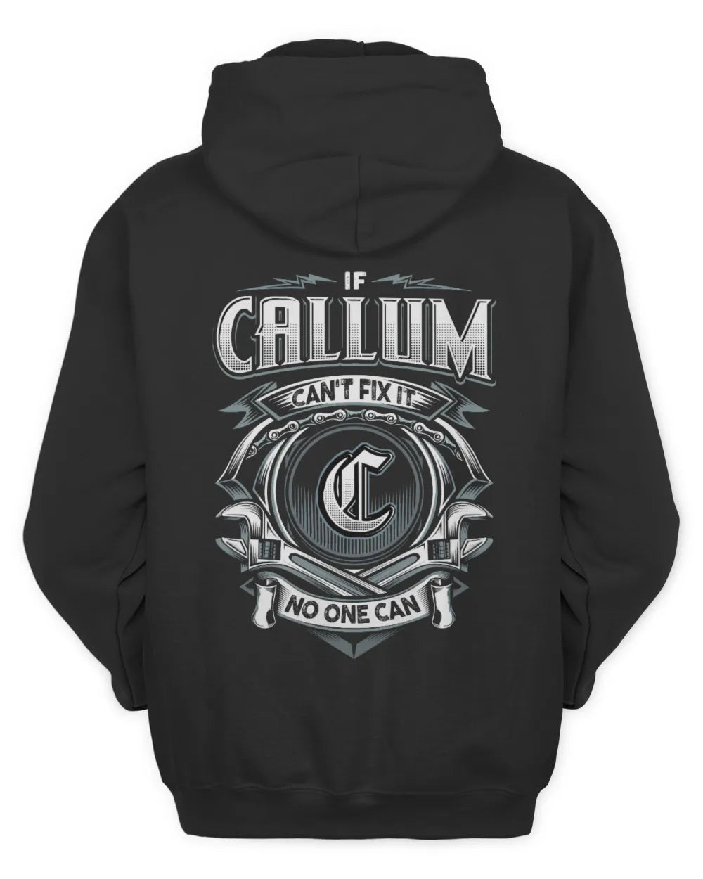 CALLUM AP81-K4-626 - Personalized Ahmed Quote Apparel “If Ahmed Can't Fix It, No One Can” - Unisex Hoodie - Black