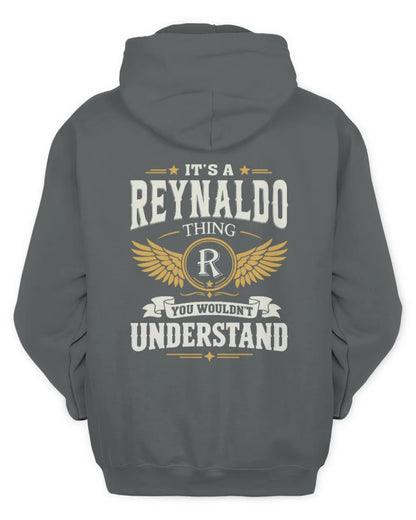 REYNALDO KT06-M008 It’s a [NAME] Thing – You Wouldn’t Understand | Personalized Vintage T-Shirt - Unisex Hoodie - Charcoal