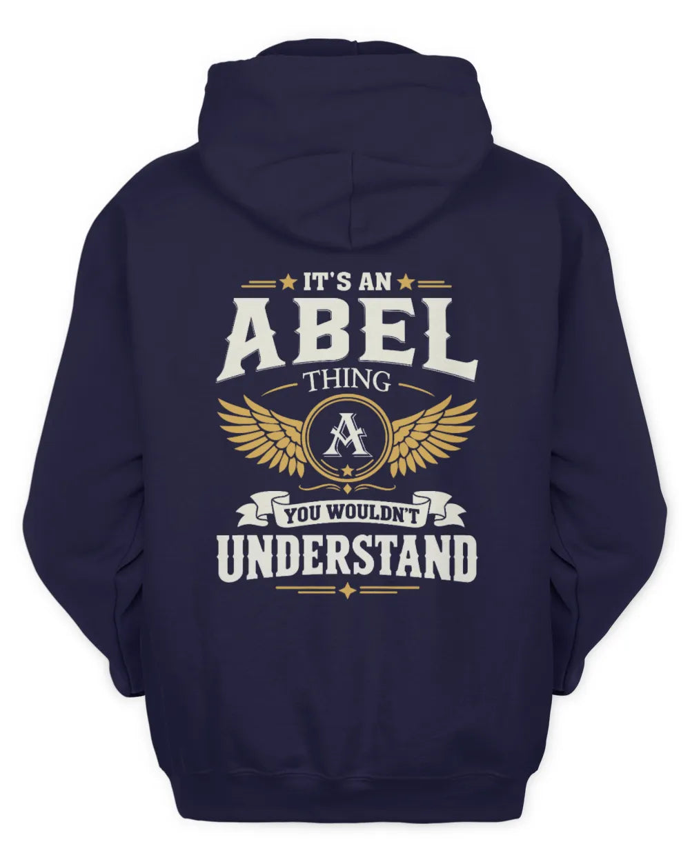 ABEL KT06-M008 It’s a [NAME] Thing – You Wouldn’t Understand | Personalized Vintage T-Shirt - Unisex Hoodie - Navy