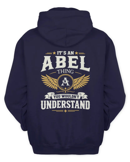 ABEL KT06-M008 It’s a [NAME] Thing – You Wouldn’t Understand | Personalized Vintage T-Shirt - Unisex Hoodie - Navy