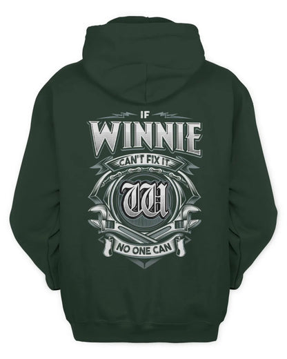 WINNIE AP81-K4-626 - Personalized Ahmed Quote Apparel “If Ahmed Can't Fix It, No One Can” - Unisex Hoodie - Forest Green