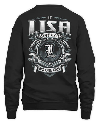 LISA AP81-K4-626 - Personalized Ahmed Quote Apparel “If Ahmed Can't Fix It, No One Can” - Unisex Sweatshirt - Black