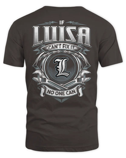 LUISA AP81-K4-626 - Personalized Ahmed Quote Apparel “If Ahmed Can't Fix It, No One Can” - Unisex Standard T-Shirt - Dark Chocolate