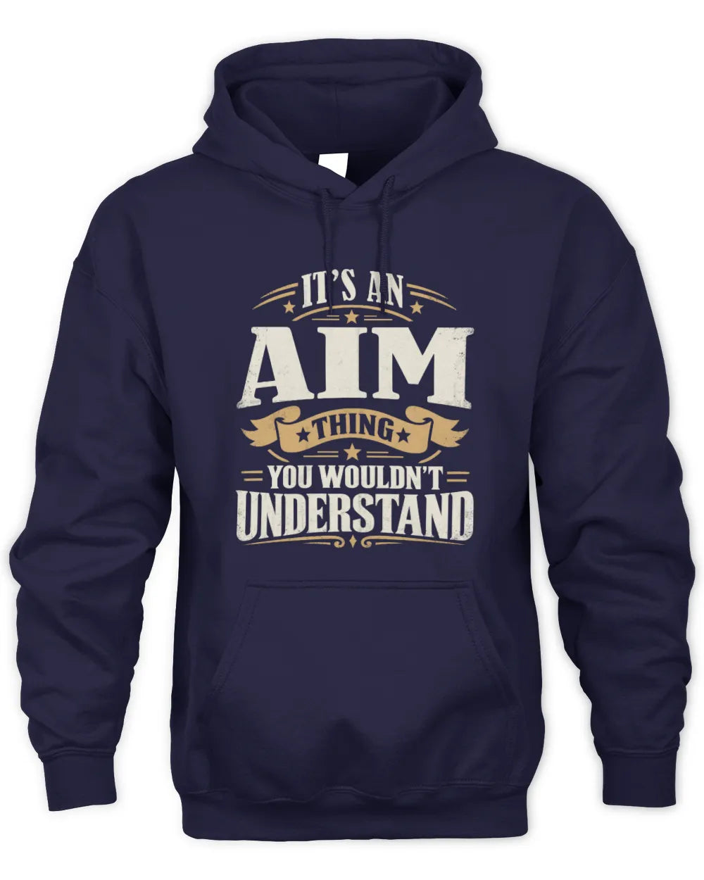 AIM P08 TH51 - Personalized “It’s a/an [NAME] Thing – You Wouldn’t Understand” Shirt - Unisex Hoodie - Navy