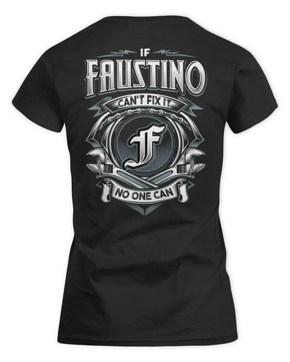 FAUSTINO AP81-K4-626 - Personalized Ahmed Quote Apparel “If Ahmed Can't Fix It, No One Can” - Women's Standard T-Shirt - Black