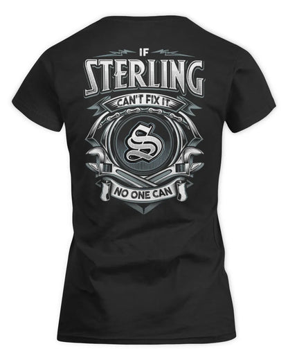 STERLING AP81-K4-626 - Personalized Ahmed Quote Apparel “If Ahmed Can't Fix It, No One Can” - Women's Standard T-Shirt - Black