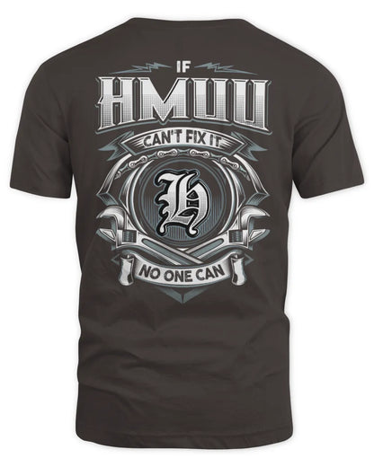 HMUU AP81-K4-626 - Personalized Ahmed Quote Apparel “If Ahmed Can't Fix It, No One Can” - Unisex Standard T-Shirt - Dark Chocolate