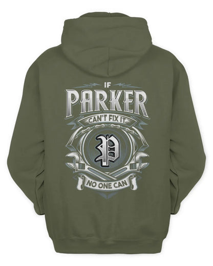 PARKER AP81-K4-626 - Personalized Ahmed Quote Apparel “If Ahmed Can't Fix It, No One Can” - Unisex Hoodie - Military Green