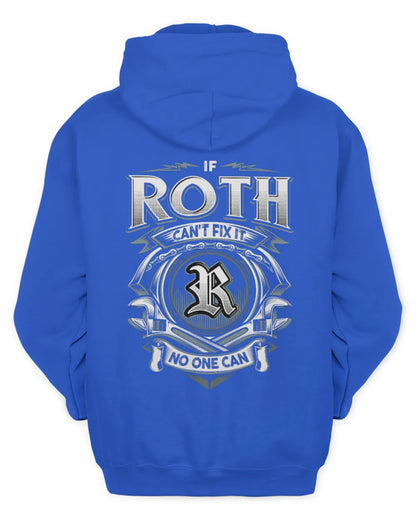 ROTH AP81-K4-626 - Personalized Ahmed Quote Apparel “If Ahmed Can't Fix It, No One Can” - Unisex Hoodie - Royal