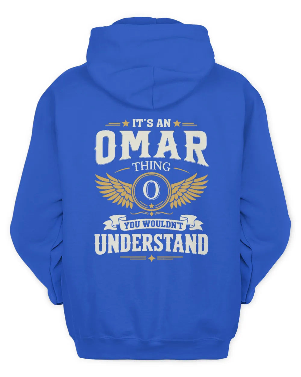 OMAR KT06-M008 It’s a [NAME] Thing – You Wouldn’t Understand | Personalized Vintage T-Shirt - Unisex Hoodie - Royal