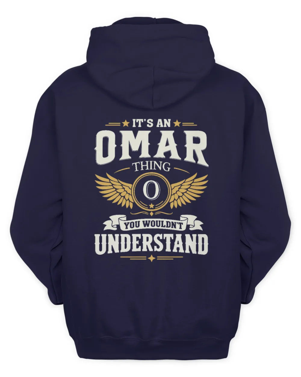 OMAR KT06-M008 It’s a [NAME] Thing – You Wouldn’t Understand | Personalized Vintage T-Shirt - Unisex Hoodie - Navy