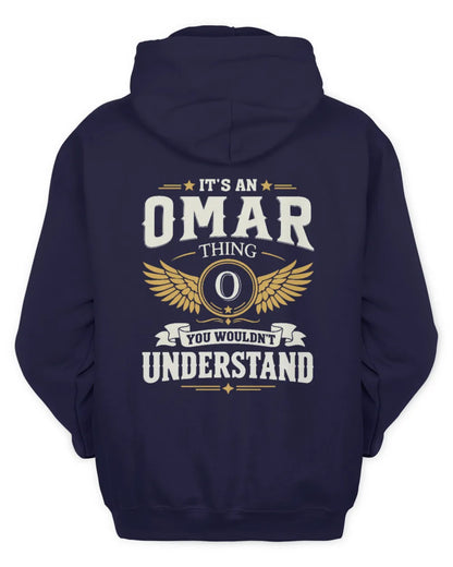 OMAR KT06-M008 It’s a [NAME] Thing – You Wouldn’t Understand | Personalized Vintage T-Shirt - Unisex Hoodie - Navy